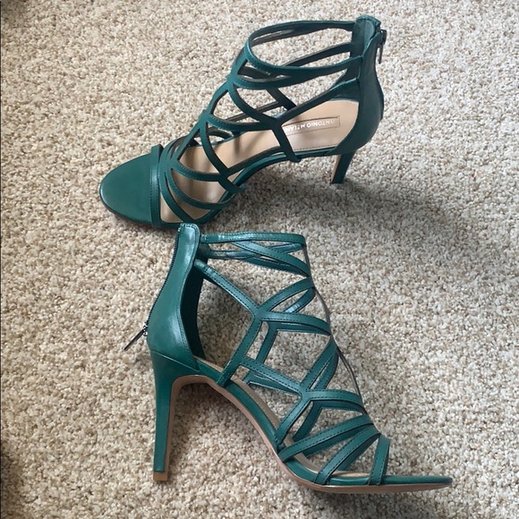 ANTONIO MELANI Shoes - Antonio Melani Teal Cages Sandals